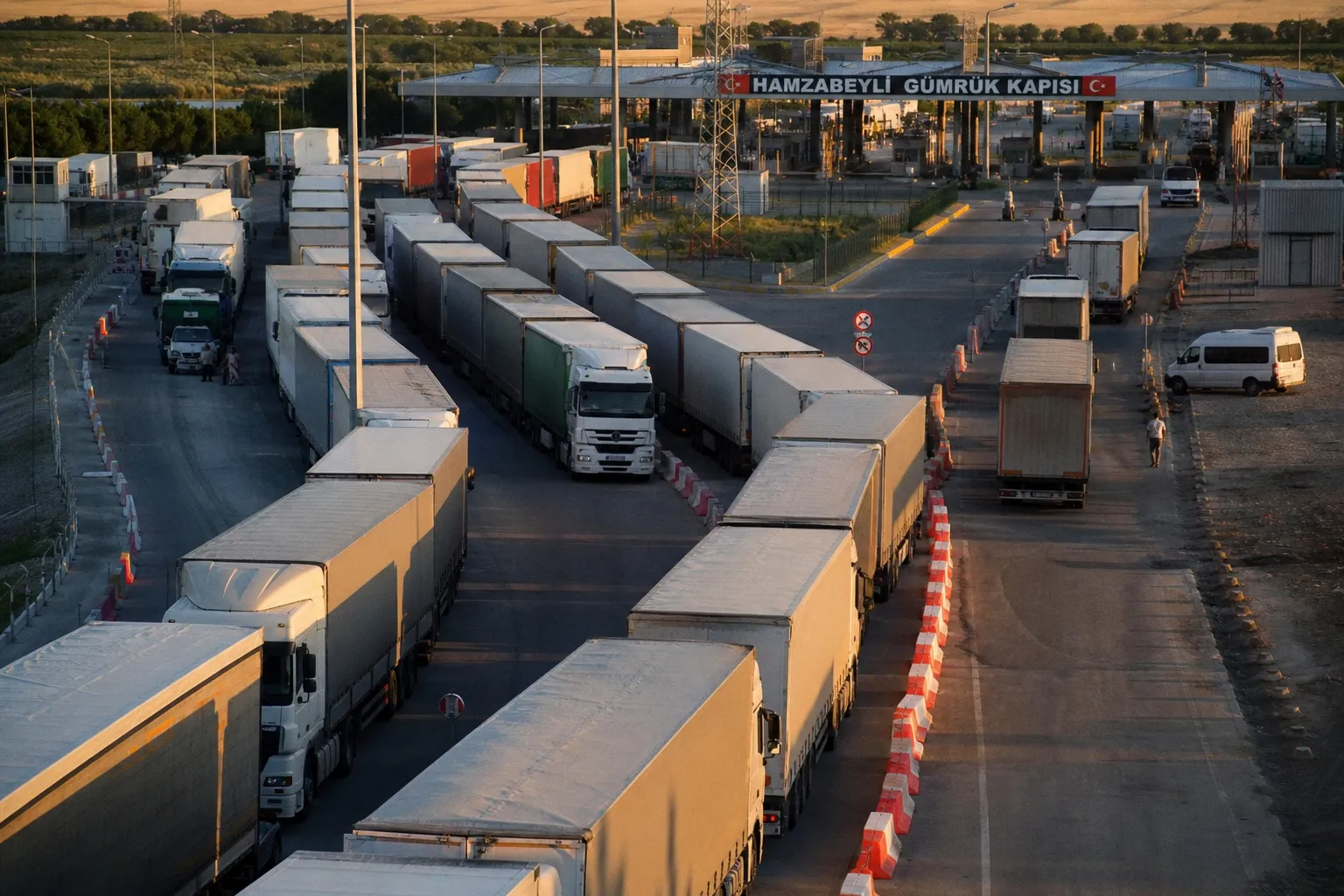 Критическая ситуация на границах Турции: многокилометровые очереди грузового транспорта